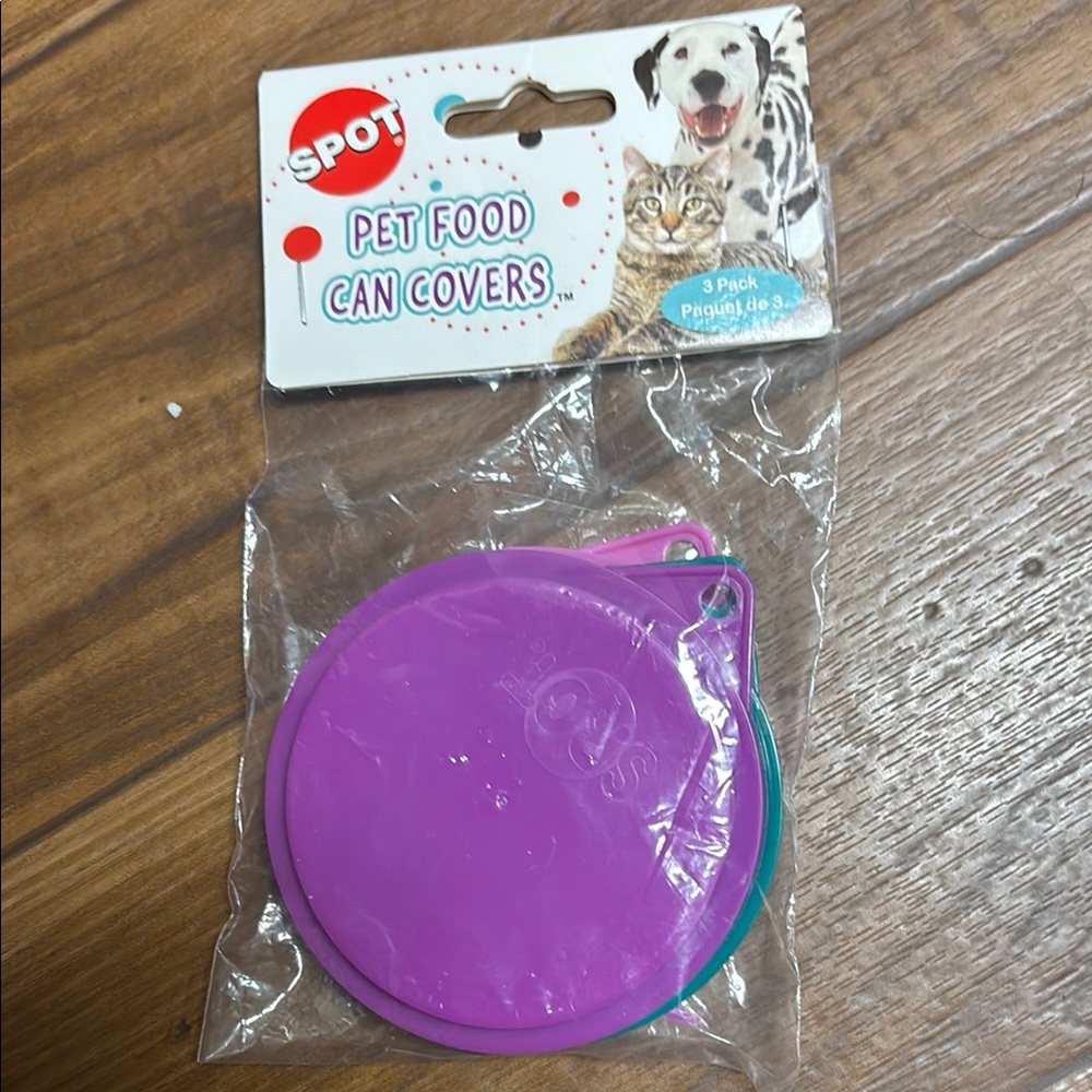 Purple Pet Food Can Covers